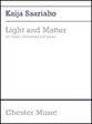 Light and Matter Piano Trio Score and Parts cover